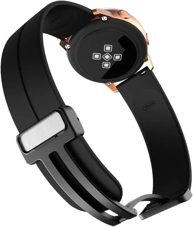 Alt view image 6 of 6 - Compatible with Garmin Venu X1 Bands, Soft Silicone Sport Wristband Replacement Straps Compatible with Garmin Venu X1 Smartwatch