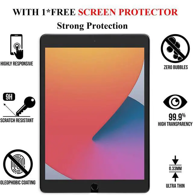 Alt view image 5 of 7 - for iPad 9 9th Gen Screen Replacement Digitizer 2021 10.2",T Phael for 9th Generation A2602 A2603 A2604 A2605 with Home Button, Video Tips, Full Repair Kit (Black)