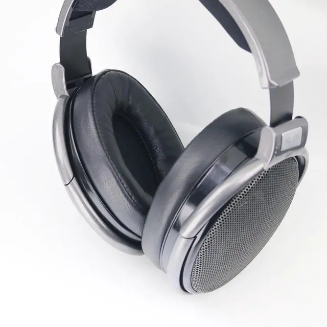 Alt view image 4 of 7 - Sheepskin Ear Pads Compatible with Sennheiser HD650, HD600, HD580, HD660S, HD660S2, HD58X, HD6XX Headphone Genuine Leather Replacement Memory Foam Earpads Cushions