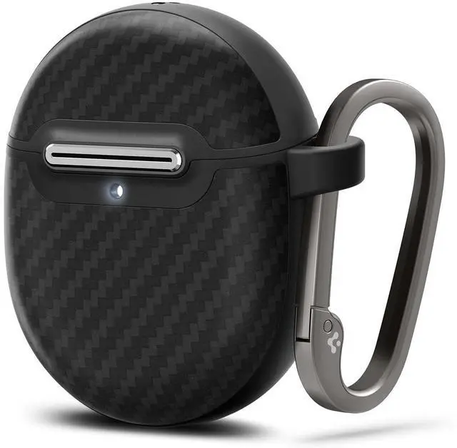 Main image of Enzo Aramid Designed for Pixel Buds Pro 2 & 1 (2024/2022) | Premium Enzo Aramid Friber, Timeless Luxury Design, Carabiner Included - Matte Black