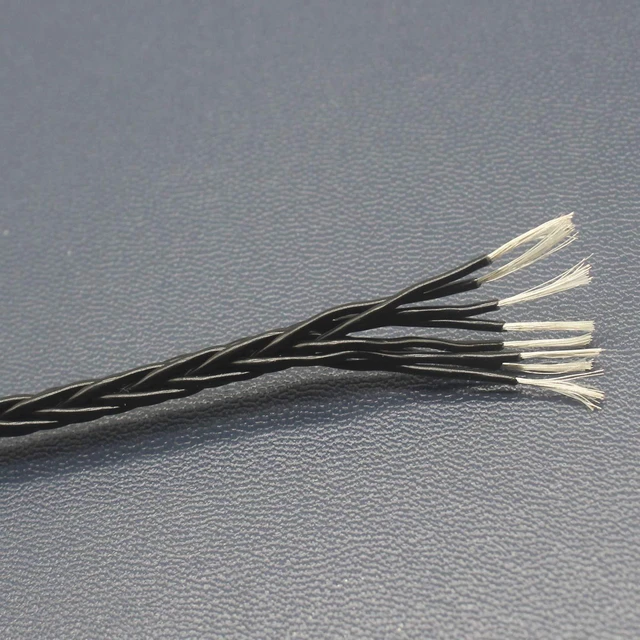 Alt view image 4 of 7 - 4.4mm Balanced Cable Replacement Upgrade Cord Compatible with Sennheiser HD600 HD650 HD660S HD660S2 HD6XX HD580 HD58X Headphones Silver Plated Copper Cable 5ft/1.5m