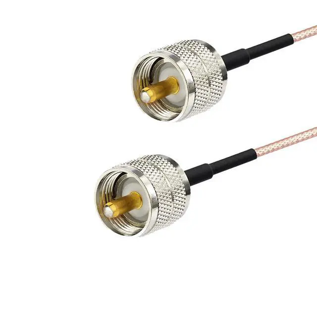 Alt view image 2 of 7 - PL259 to PL259 Cable 12inch RG316 Ham Radio Coax Cable 2-Pack | 50 Ohm Flexible Low-Loss RF PL-259 Jumper for SWR Meter Ham Radio Antenna Analyzer and RF Equipment