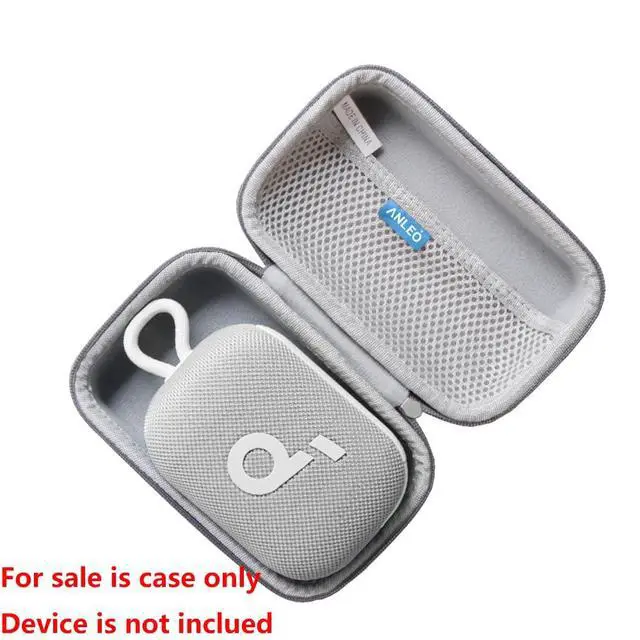Alt view image 2 of 6 - Hard Travel Case for Soundcore Select 4 Go Bluetooth Shower Speaker (Gray)