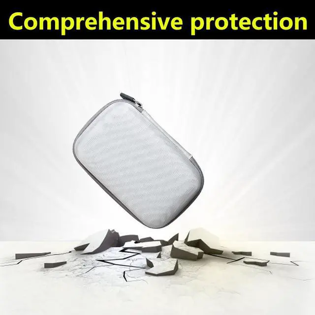 Alt view image 5 of 6 - Hard Travel Case for Soundcore Select 4 Go Bluetooth Shower Speaker (Gray)
