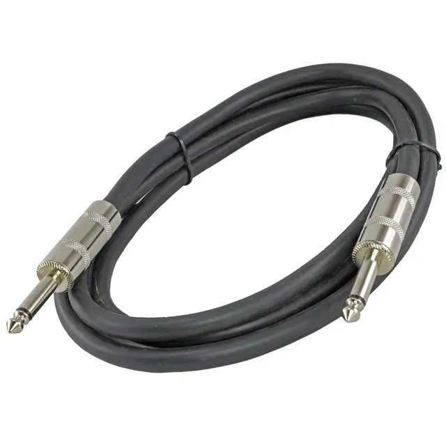 Alt view image 2 of 2 - 12 Gauge Speaker Cables 2 Cable Pack (10ft, 1/4" to 1/4")
