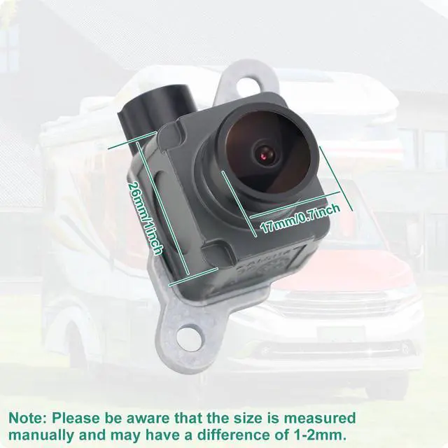 Alt view image 6 of 6 - 68274731AE OE Backup Camera Replacement for Dodge Ram 1500 Classic 2019-2022 & Dodge Ram 1500 2500 3500 2016-2018, Rear Cam Replaces 590-950, 68274731AA, 68274731AB, 68274731AC, 68274731AD