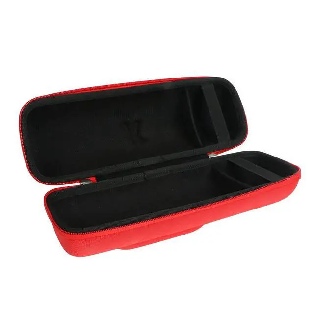 Alt view image 3 of 7 - Hard Travel Case Replacement for JBL Charge 3 Waterproof Portable Wireless Bluetooth Speaker. Extra Room for Charger and USB Cable,Case Only.(Red)