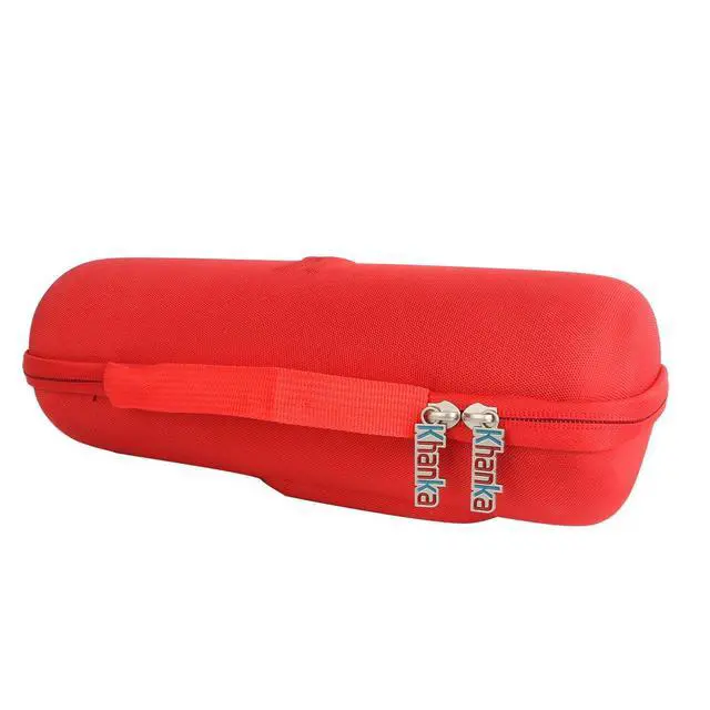Alt view image 5 of 7 - Hard Travel Case Replacement for JBL Charge 3 Waterproof Portable Wireless Bluetooth Speaker. Extra Room for Charger and USB Cable,Case Only.(Red)