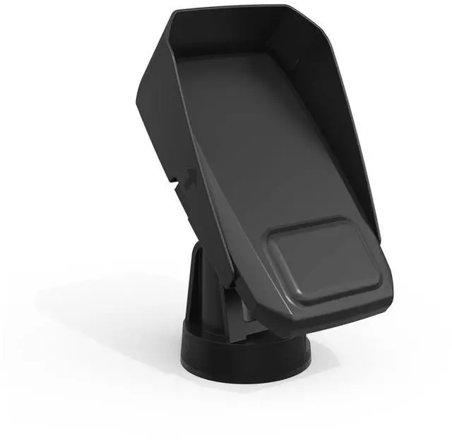 Alt view image 3 of 7 - Fish Finder Waterproof Cover, Marine Navigation Protection with Sunvisor, Compatible with Garmin Striker Plus 4 and Garmin Striker Vivid 4cv (Black)