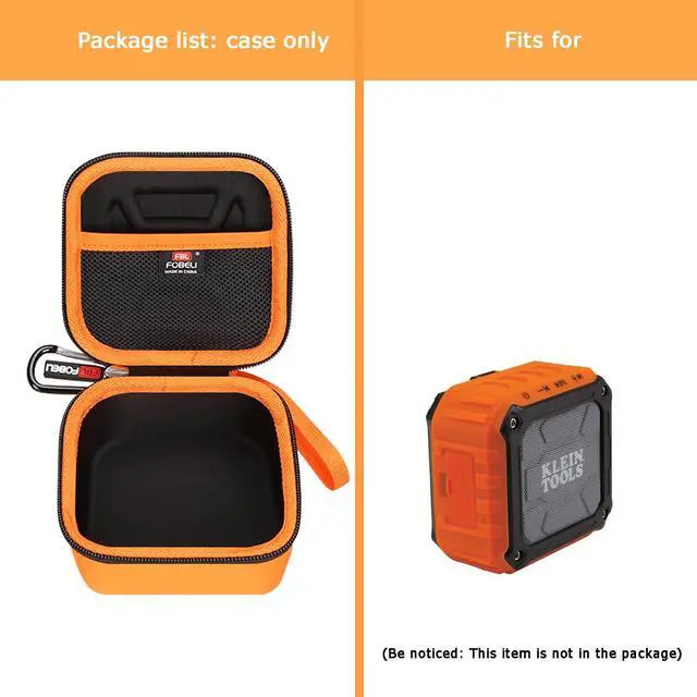 Alt view image 6 of 7 - Hard Case Replacement for Klein Tools AEPJS1 Bluetooth Speaker (Case Only)