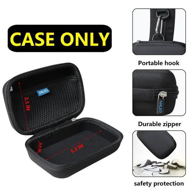 Alt view image 4 of 6 - Hard Travel Case for Soundcore Select 4 Go Bluetooth Shower Speaker (Black)
