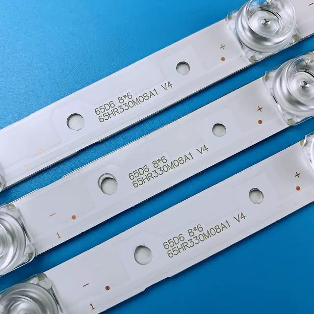 Alt view image 2 of 6 - 6 Pieces LED Backlight Strips for TCL 65'' TV JL.D65081330-365AS-M_V03 65D6 65S421 65S423 65S425 65HR330M08A1