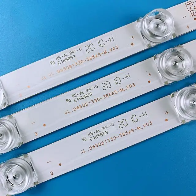 Alt view image 3 of 6 - 6 Pieces LED Backlight Strips for TCL 65'' TV JL.D65081330-365AS-M_V03 65D6 65S421 65S423 65S425 65HR330M08A1