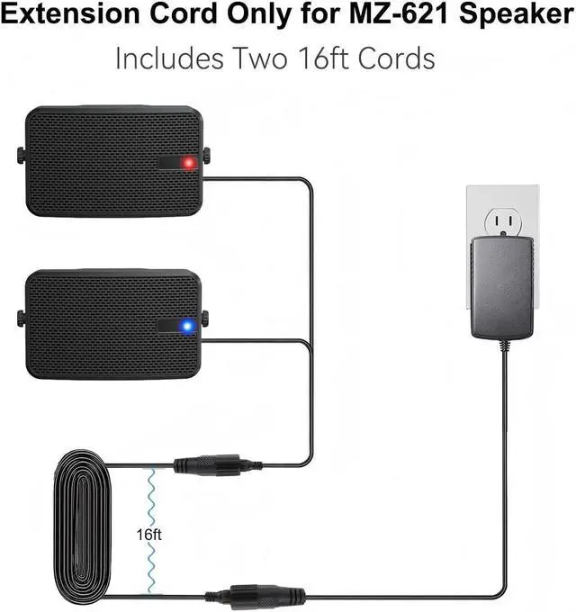 Alt view image 2 of 4 - 16 ft. MZ621 Extension Cords with Watertight Connectors & Sealed Joints (2 Pack)