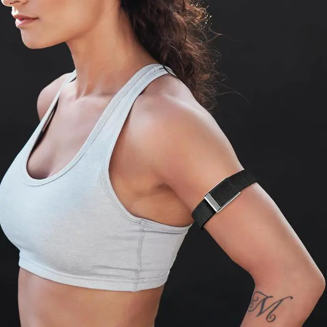 Alt view image 4 of 6 - Nylon Sports Ankle/Bicep Band Compatible with Whoop 5.0 One, Peak and Life,Adjustable Waterproof Replacement Ankle/Bicep Strap for Whoop Band 5.0 Men Women