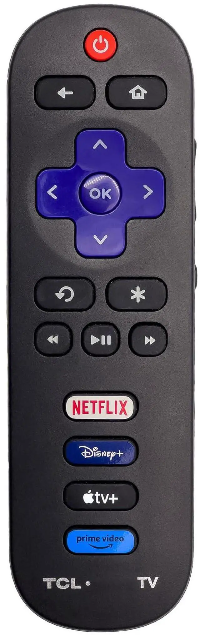 Main image of OEM Replacement Remote Control Compatible with All TCL Roku Smart TVsOnly Works with TCL Roku TV, Not for Roku Stick and Roku Box (Netflix/Disney Plus/Apple TV+ / Prime)