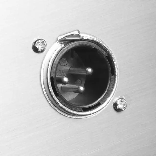 Alt view image 4 of 6 - Saga Elite XLR-M1 Single-Gang Wall Plate w/ (1) Male XLR Connector