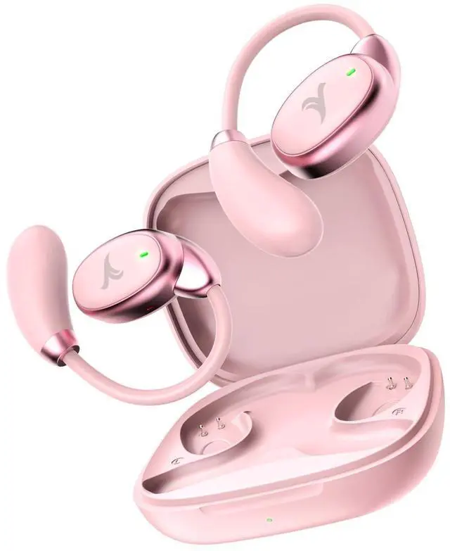 Main image of Wireless Open Sports Ear Earbuds 40H Playtime Waterproof For Gym,Running | 40H Playtime, IPX5 Waterproof, Ultra-Lightweight Earhook Design, ENC Noise Cancelling Mic, For Gym, Running And Daily Use