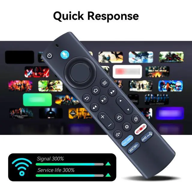Alt view image 4 of 7 - NS-RCFNA-21 Rev G Replacement Remote Control for Insignia&TCL Smart TV | for Insignia F50 Series LED 4K UHD Smart TV, for TCL S350F & S450F Series LED Smart TV G0401-000212/G0401-000279