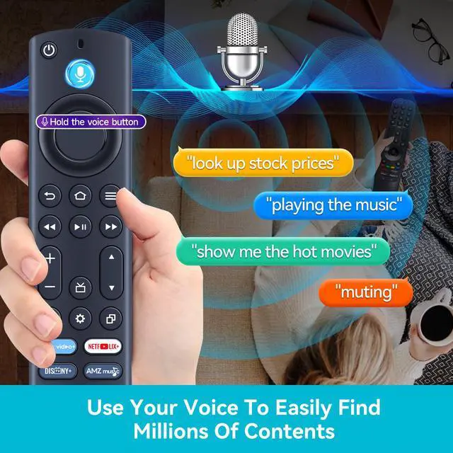 Alt view image 6 of 7 - NS-RCFNA-21 Rev G Replacement Remote Control for Insignia&TCL Smart TV | for Insignia F50 Series LED 4K UHD Smart TV, for TCL S350F & S450F Series LED Smart TV G0401-000212/G0401-000279