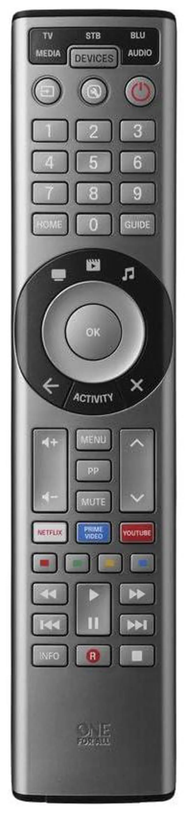 Main image of URC7956 Universal Remote Control Smart Control Pro 5 | Controls up to 5 compatible entertainment devices from one streamlined universal remote