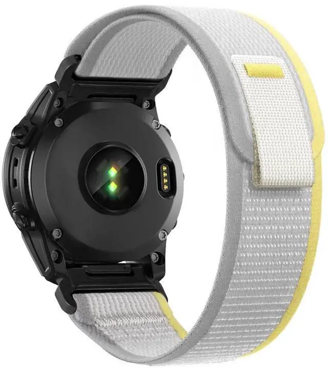 Main image of 26mm watch band for garmin fenix 7x sapphire solar fenix 6x pro solar fenix 5x 3 hr quick release fit Nylon watch strap replacement for garmin epix 2 pro sapphire 51mm Descent MK1/2/2i