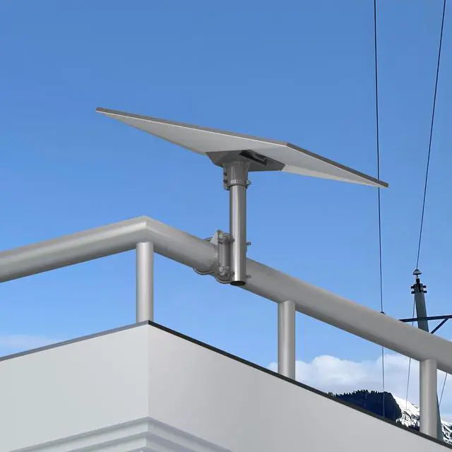 Main image of Starlink Standard Pole Mount Bracket Fits 1-2.7 Poles, Durable for RVs, Boats, Balconies & Existing Poles| Gen 3 Pipe Adapter Included | Mount Extender No Drill