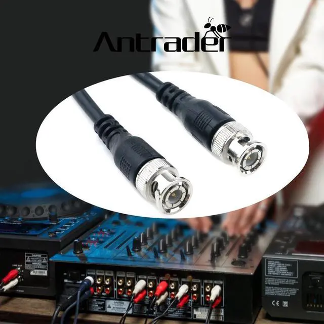 Alt view image 3 of 5 - RG58 3 Feet 50-Ohm BNC Male to BNC Male Coaxial Cable Pack of 10