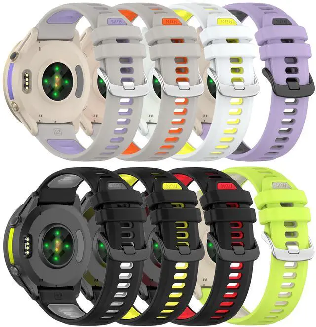Main image of Band for Garmin Forerunner 970, 22mm Quick Release Silicone Replacement Band for Garmin Forerunner 255/ Venu 3/ Venu 2/ Vivoactive 4 (No Tracker)