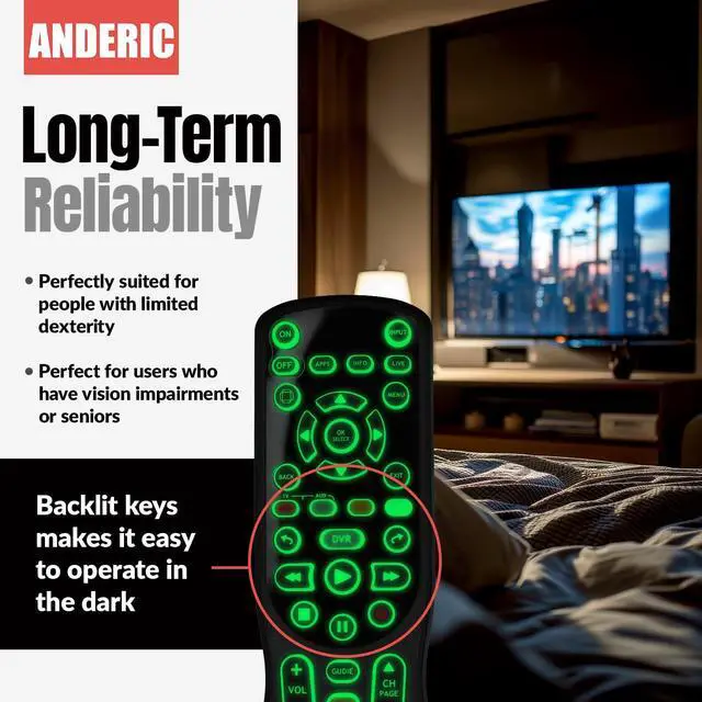 Alt view image 5 of 7 - RRCM7500 for Channel Master DVR Remote Control CM7500XRC2 | Replacement Remote for Channel Master - Works 100% - Works CM7500XRC2, CM7500GB16, CM7001, CM7004, CM7500TB1