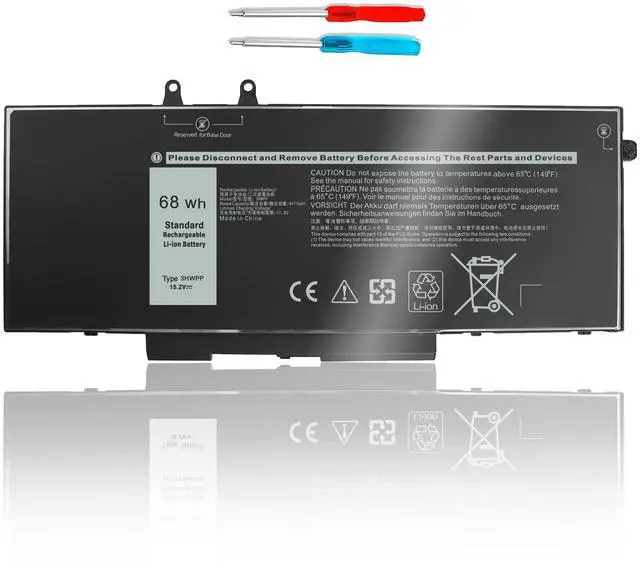 Main image of New 68Wh 3HWPP 03HWPP Battery for Dell inspiron 15 7000 7506 7706 2-in-1 | Latitude 14 5410 5510 5501 5511 5401 E5401 5411 Precision 3541 3550 3551 10X1J 010X1J 3PCVM JG75F N2NLL T6DC2 YPVX3 1VY7F