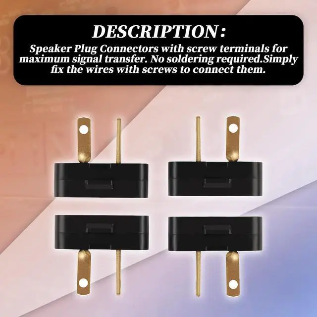 Alt view image 5 of 7 - for Pioneer Speaker Plug Connectors SX-525 SX-626 SX-727 SX-828 SX-990 SX-1000 (4)