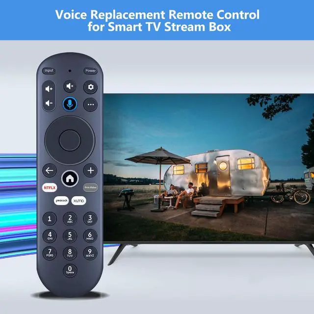 Alt view image 2 of 7 - Replacement Voice Remote Control for Wireless 4K UHD Smart Spectrum TV Xumo Stream Box