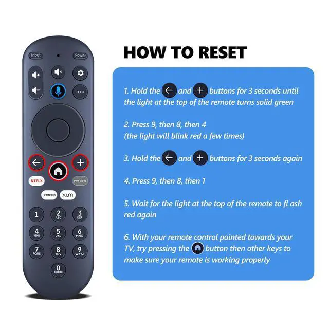 Alt view image 5 of 7 - Replacement Voice Remote Control for Wireless 4K UHD Smart Spectrum TV Xumo Stream Box