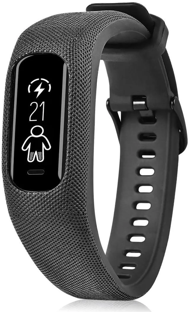 Main image of Strap TPU Wristband Compatible with Garmin vivosmart 3/vivosport/vivosport, Activity and Fitness Tracker