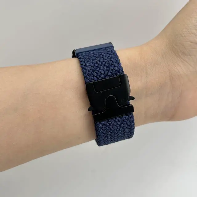 Alt view image 4 of 5 - Upgraded Nylon Weaving Strap for Whoop 5.0 & 4.0, Magnetic Clasp with Protective Shell, Breathable Sport Band for Fitness, Running, Sleep