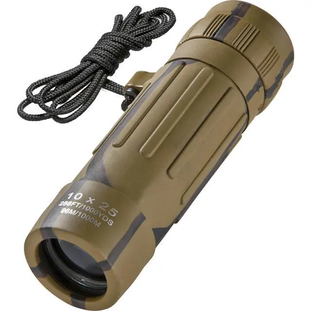 Alt view image 7 of 7 - 10x25 Lucid View Monocular Compact Lightweight 10x Magnification with Fully Coated Optics, BK7 Roof Prism, Slip-Resistant Rubber Armor, Ideal for Travel, Hiking, Bird Watching