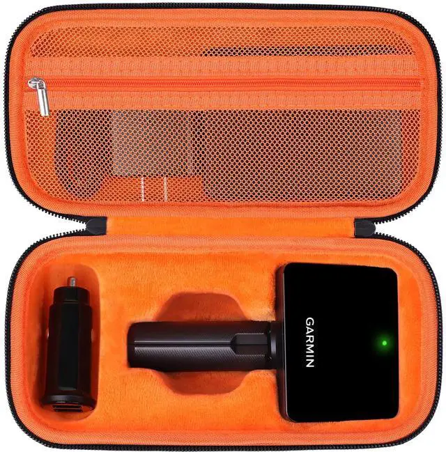 Main image of Carrying Case for Garmin Approach r10 Golf Launch Monitor, Custom-Insert Storage Holder with Mesh Pocket for USB Cable, Charging Adapter