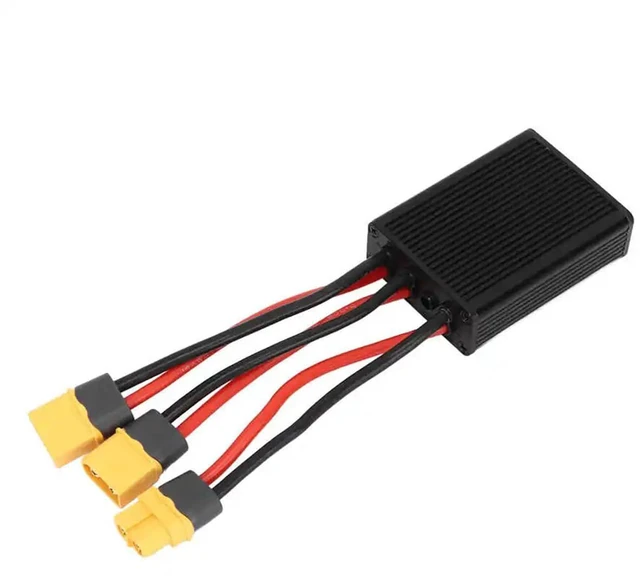 Alt view image 4 of 7 - Electric Bike Dual Battery Discharge Converter 40A 24-72VDC Dual Battery Pack Switch Balancer Double Battery Parallel Module with XT60 Plug for 750w 1000w Motor