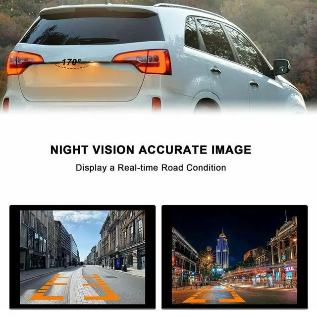 Alt view image 4 of 7 - Rear View Backup Camera fits Edge 2011-2015, MKX 2011-13 | HD 160° Wide Angle&1080P High Resolution&IP68 Waterproof Safety Parking Assist Camera Replace FL1T-19G490-AC BT4Z-19G490-B