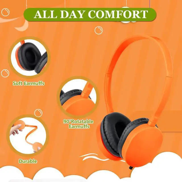 Alt view image 3 of 7 - USB Type C Headphones Bulk for Classroom School Kids 20 Pack,Wired | USB C Headphones for School Children Student Phone Tablet Laptop PC Online Class Meeting Web Test Mixed Colors