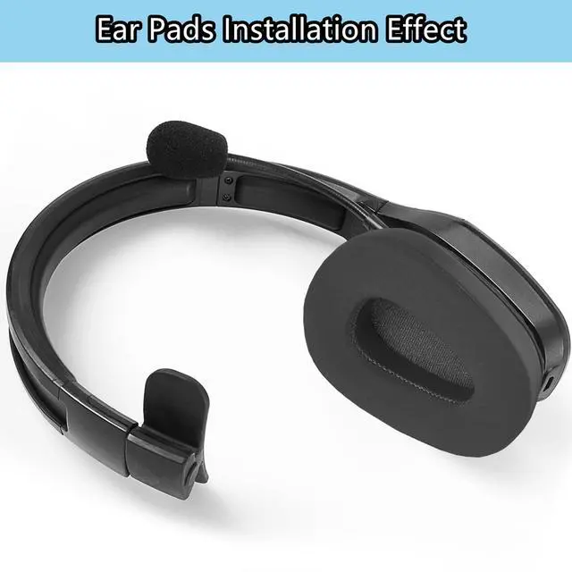 Alt view image 5 of 6 - B650-XT Earpads Replacement for BlueParrott B650 XT S650-XT Headset | Cooling Gel Noise Cancelling Ear Pads Cushions Mic Foam Kit with Designed for Truck Drivers
