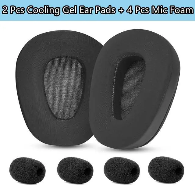 Alt view image 6 of 6 - B650-XT Earpads Replacement for BlueParrott B650 XT S650-XT Headset | Cooling Gel Noise Cancelling Ear Pads Cushions Mic Foam Kit with Designed for Truck Drivers