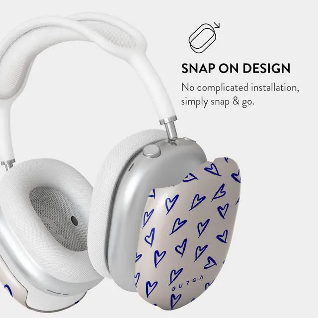 Alt view image 3 of 6 - Airpods MAX Case, Compatible with Apple Airpods MAX Cover, Cute Protective Air Pods Hard Plastic Shell, Headphones Ear Covers, Stylish Design Smartphone Accessories
