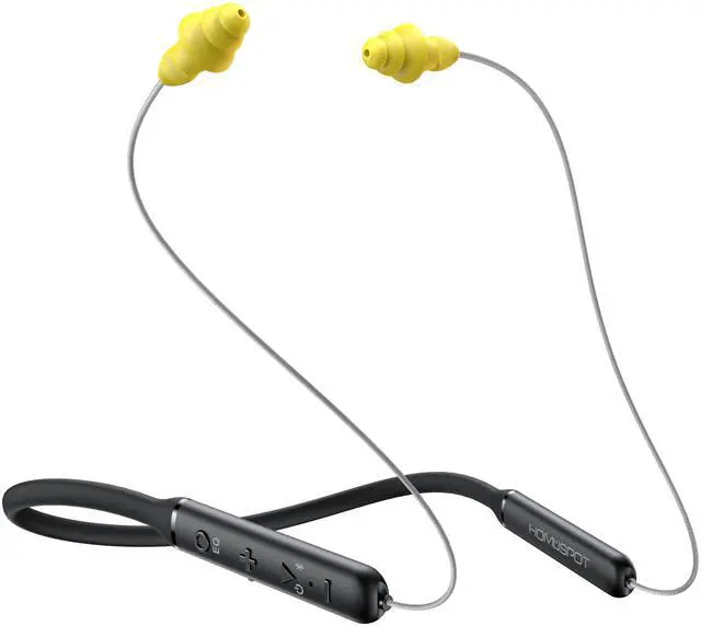 Main image of Wireless Neckband Headphones, Noise Reduction 27dB NRR, aptX HD, 3 EQ Modes, 40H Battery Life, OSHA Compliant