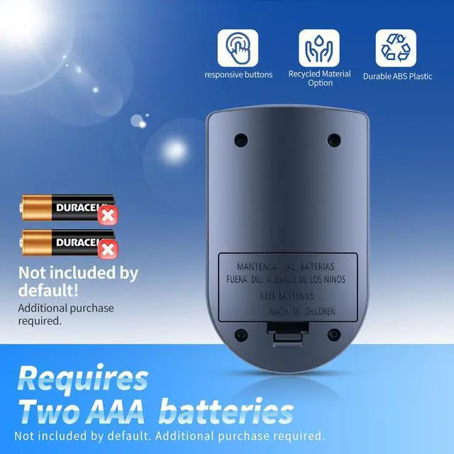 Alt view image 7 of 7 - Replacement for Lasko Wind Curve Tower Fan Remote Control, Compatible with 2551 2554 2559 4824 T32202 T36212, for T42905 Oscillating Tower, for T48331 XtraAir Tower