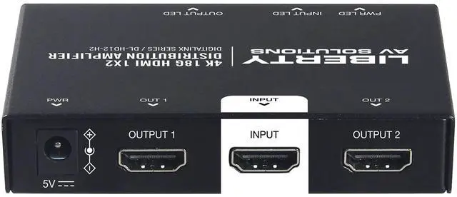 Main image of DL-HD12-H2 18G 4K60 4:4:4 1 x 2 HDMI Splitter