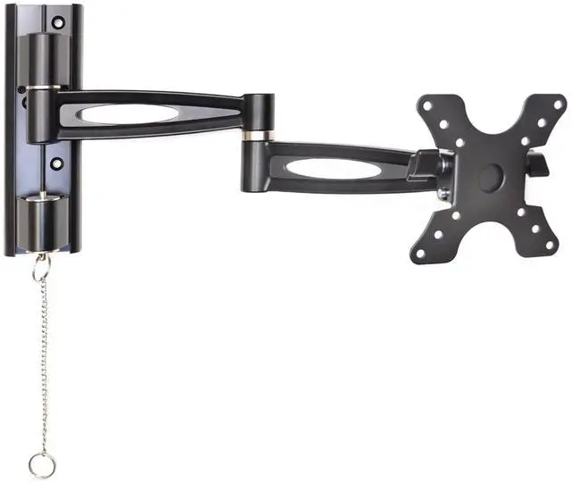 Main image of 403L Locking TV Wall Mount Easy Chain Release, Full Motion | Dual Locking 16.5" Arm Stays in Place for TVs in moving RVs, Campers Trucks and Boats, Fits VESA 50X50, 75X75, 100x100-Black