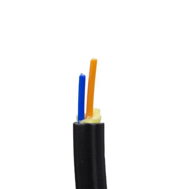 Alt view image 2 of 7 - 2 Strand Fiber Optic Cable, Multimode, Black, 1000ft Spool | Indoor/Outdoor; OM3 50/125 micron, 10Gbit, Riser rated, GR-409-CORE, UL