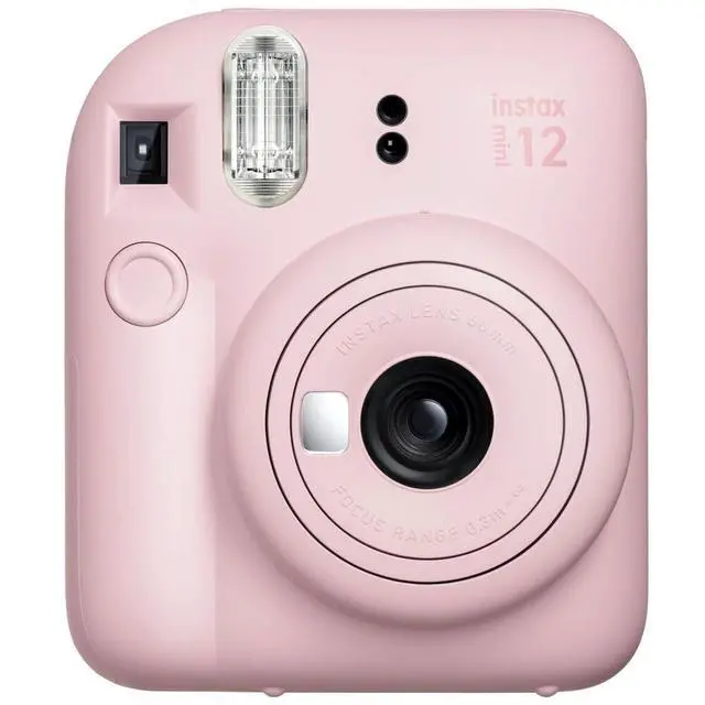Alt view image 2 of 6 - INSTAX MINI 12 Instant Film Camera Bundle, Includes: INSTAX Mini Film (20 Exposures), INSTAX Mini 12 Case and More (5 Items) (Blossom Pink)